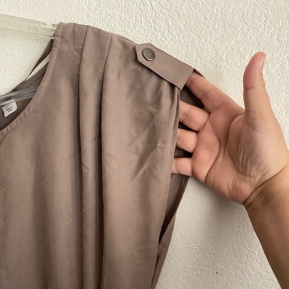 💥H&M Women Tan Mini Dress 8 - Picture 4 of 13